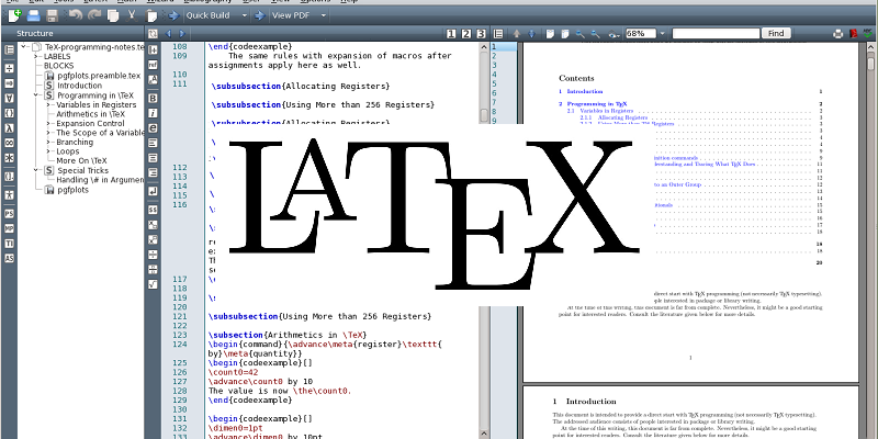 LaTeX editor insights that might be useful for your Business